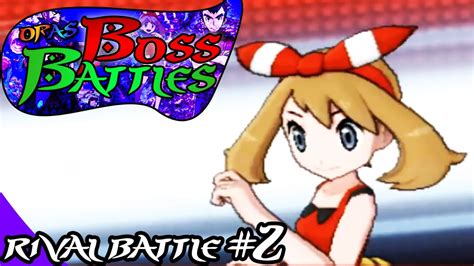 Pokemon Omega Ruby And Alpha Sapphire Rival Battle 2 Oras Battle With May Boss Battles Youtube