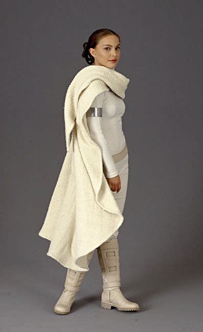 Padme Amidalas White Battle Outfit From Star Wars Episode 2 Attack Of