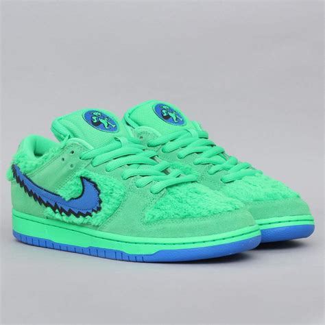 Nike Sb Dunk Low Pro Qs Shoes Green Spark Soar Slam City Skates