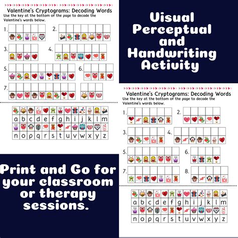 Valentine's Day Cryptogram and Decoding Worksheets | Made By Teachers
