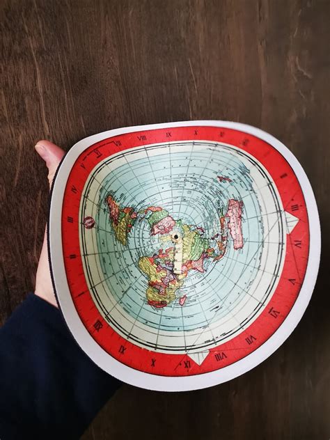 Gleasons New Standard Map Of The World 1892 Flat Earth Etsy