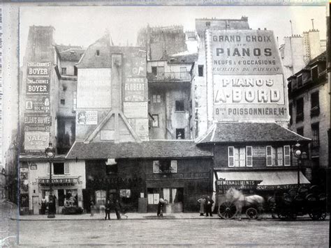 Paris Cityscape Shops 1800s Location Info Courtesy Of Ppaa Flickr