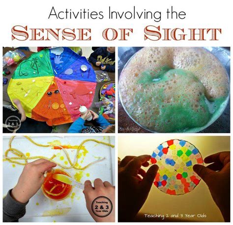 Activities Using The Five Senses Toddler Hands On Activities Senses