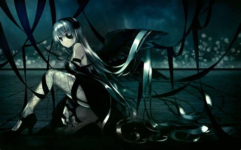 Download Black Anime Girl Wallpaper