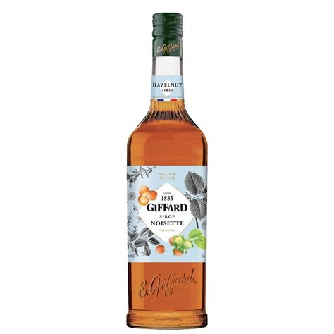 Glass Bottle Giffard Hazelnut Syrup Packaging Size Ml France At