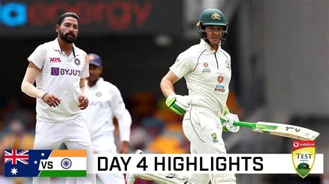 India Vs Australia 4th Test Day 4 Highlights 2023 Ind Vs Aus Ind Vs