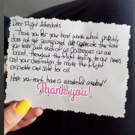 6 Simple And Creative Ways To Thank Your Flight Attendants