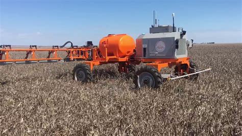 Swarmfarm Robot With Weed It System On Australian Cotton Farm Youtube