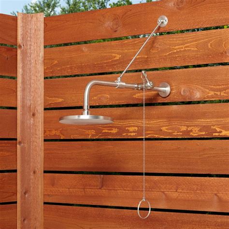 Stainless Steel Exposed Outdoor Shower Outdoor Outdoor Shower Shower Fixtures Pool Shower