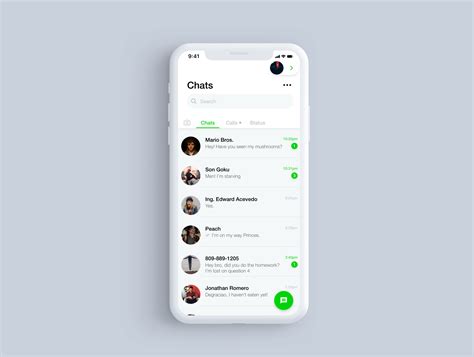 Whatsapp Home Screen Redesign By Jose Angel Bautista R On Dribbble