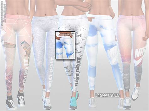 Gym Fit Track And Field Leggings Collection The Sims 4 Catalog