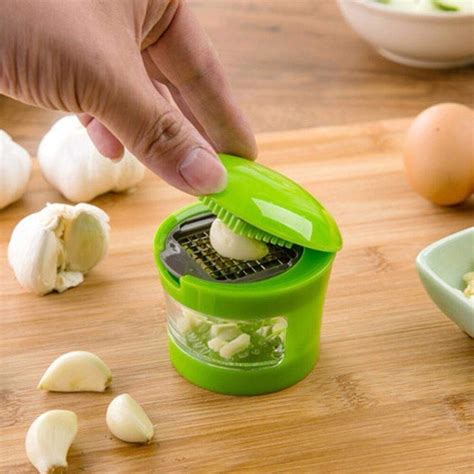 Buy 1pc Garlic Grater Mini Portable Abs Stainless