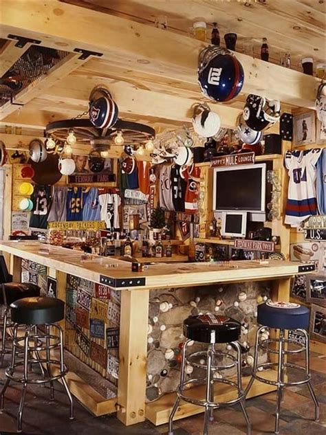 46 Sports Man Caves To Be Boss At Game Night In 2020 Man Cave