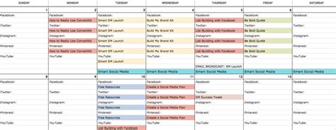 An Epic Social Media Content Calendar Template For 2019 With Tutorial
