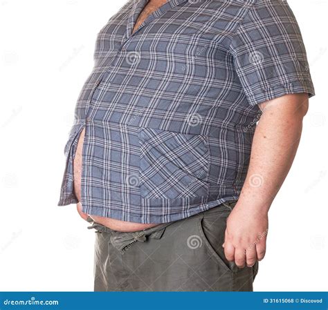 Fat Man Big Belly Stock Photos Royalty Free Stock Images