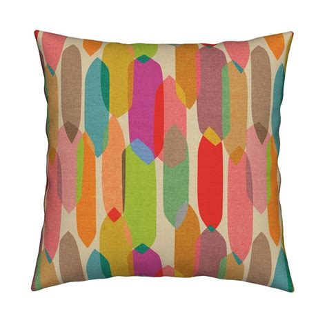 Mid Century Throw Pillow Mid Century Droplets By Ceciliamok Etsy