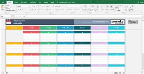 The templates are saved in microsoft excel .xlsx format and can be used with the newer versions of excel that support the xml document standard (excel 2007. Excel Calendar Templates - Download FREE Printable Excel ...
