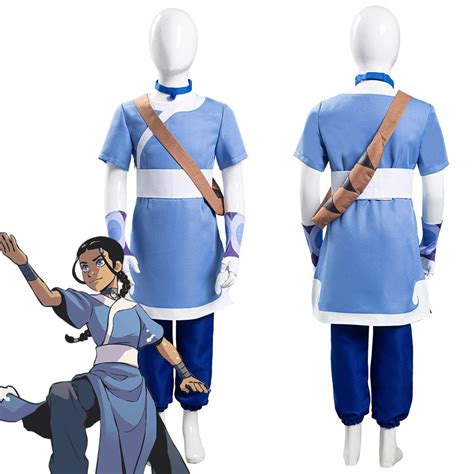 Avatar The Last Airbender Katara Cosplay Costumes For Kid