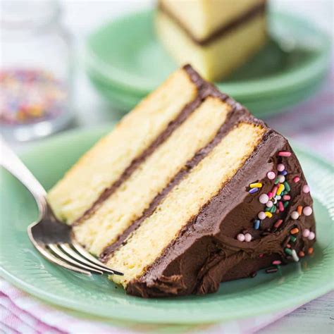 Yellow Cake Recipe Moist Buttery And So Easy To Make Baking A Moment