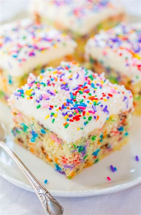 How To Make Moist Cake From Scratch Funfetti Flores Ophintand