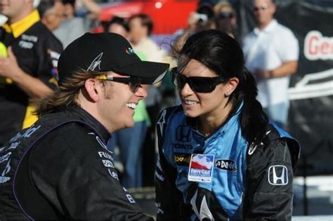 Tbt Indy Days The Legendary Dan Wheldon And Danica Talking It Up The