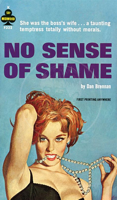 No Sense Of Shame 10x17 Giclée Canvas Print Of A Vintage Etsy Canada Boeken
