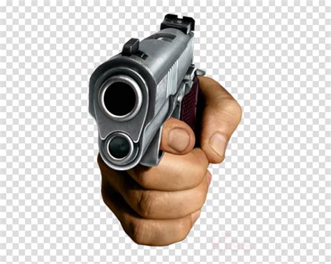 Download Hand Holding Gun Png Clipart Firearm Pistol Hand With Gun