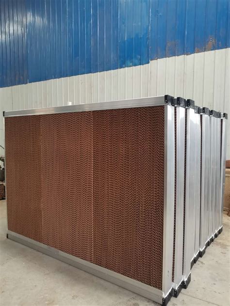 Cooling System Evaporative Cooling Pad Water Wet Curtain Wall For