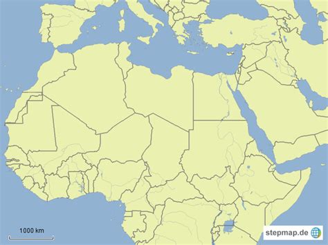 Stepmap Orient Landkarte Für Afrika
