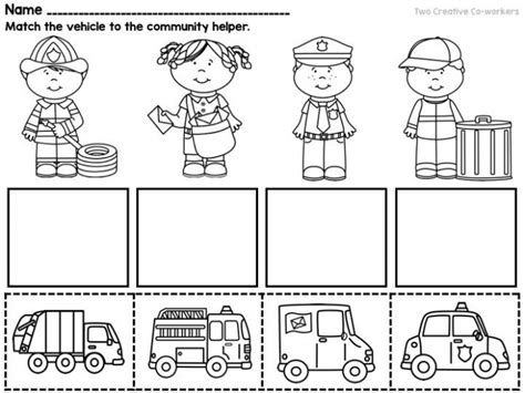 These resources are a great addition to a love your neighbor or being a good citizen lesson. Community Helpers Worksheets For Kindergarten - Worksheets ...