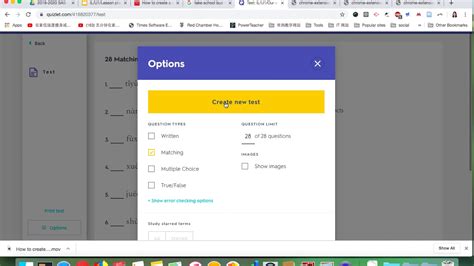 How to create a quizlet test in an easy way 