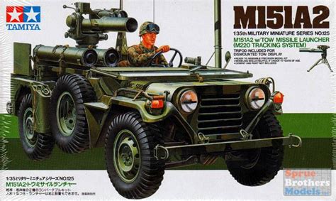Tam35125 135 Tamiya M151a2 With Tow Missile Launcher Sprue Brothers