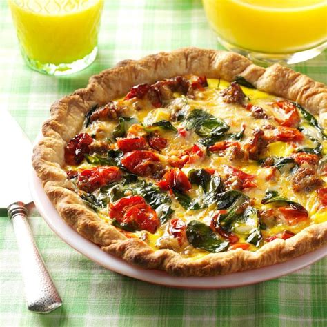 Roasted Tomato Quiche Recipe How To Make It Taste Of Home