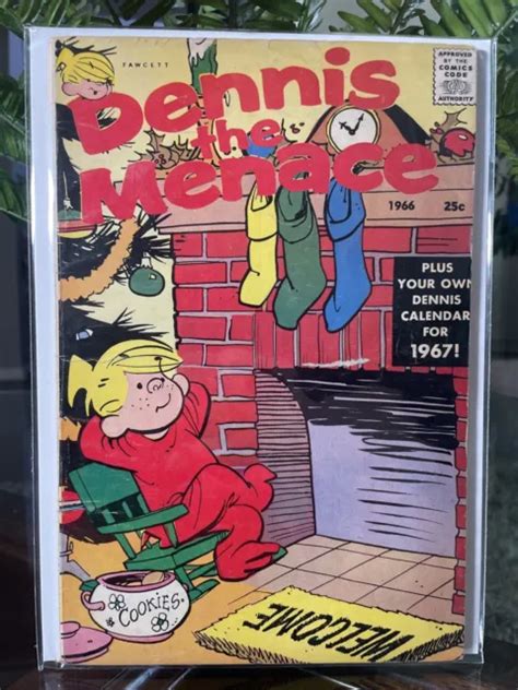 1966 Dennis The Menace Christmas Special Comic Fawcett Publications 67