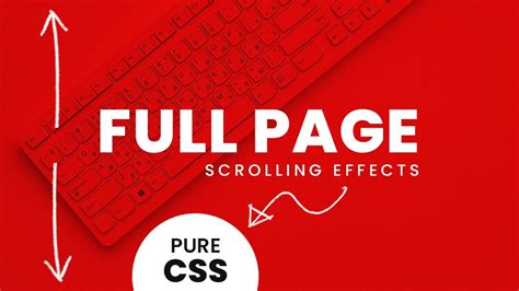 Full Page Scrolling Effects Pure Css Scroll Effects
