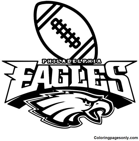Philadelphia Eagles Coloring Pages - Coloring Pages For Kids And Adults