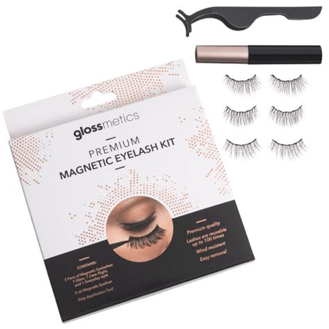 morningsave glossmetics premium magnetic eyeliner and lashes kit