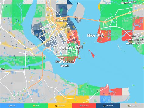 Charleston Neighborhood Map