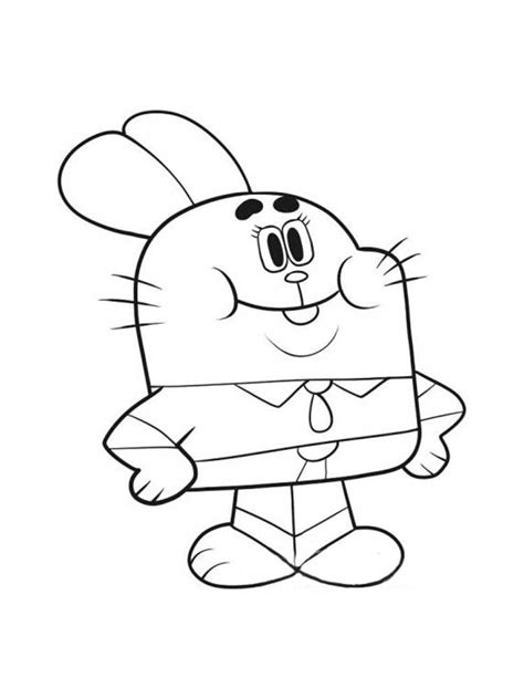 Choose from the palette of colours to create vibrant pictures. Free The Amazing World of Gumball coloring pages. Download ...