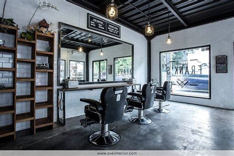Desain Interior Barbershop Minimalis