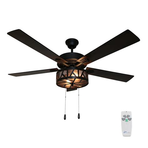 These fans are for those people who have low ceiling rooms. Flush Mount Caged Ceiling Fan With Light | Review Home Co