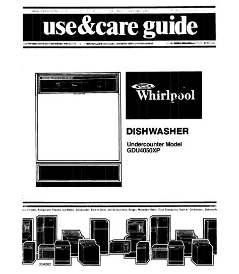 Whirlpool Dishwasher 119 User Guide