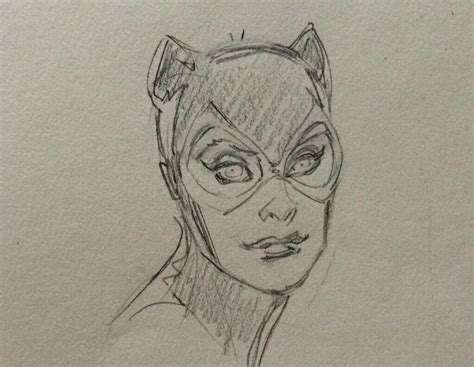 Catwoman Comic Art Sketch Art Reference Art Sketches