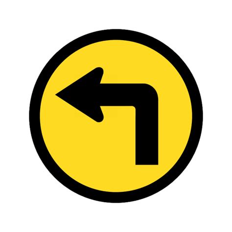 Turn Left Or Right Picto Road Signs Uss