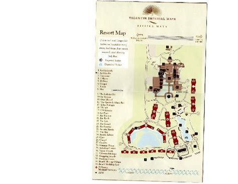 Map Of Resort Picture Of Valentin Imperial Riviera Maya Playa Del
