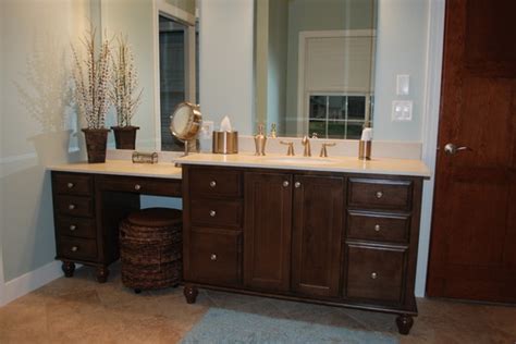 By raising the height of your vanity, your sink and countertop are also heighted for an ergonomically enhanced. What are the dimensions of the built in makeup vanity ...