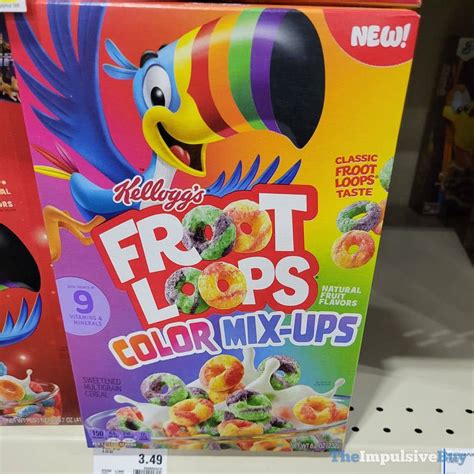 Spotted Kelloggs Froot Loops Color Mix Ups Cereal The Impulsive Buy