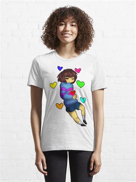 Undertale Humanfrisk T Shirt For Sale By Kieyrevange Redbubble