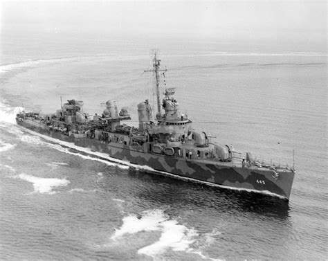 Uss Fletcher Dd 445 Lead Ship Of Arguably The Most Successful Class