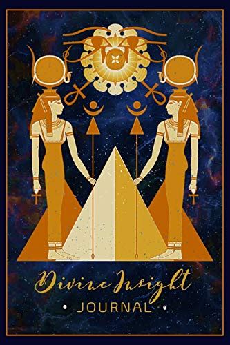 Divine Insight Journal Goddess Hathor Het Heru Lined Notebook Journal Egyptian Kemetic 120